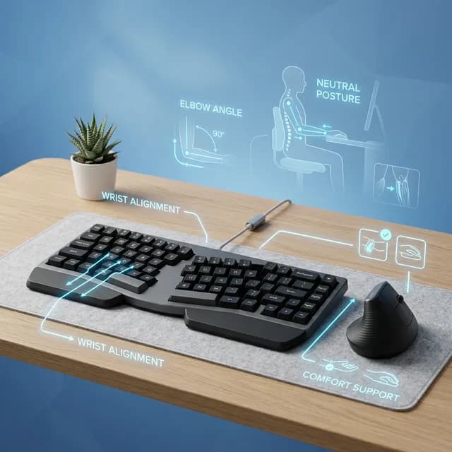 Clavier et souris ergonomiques : guide