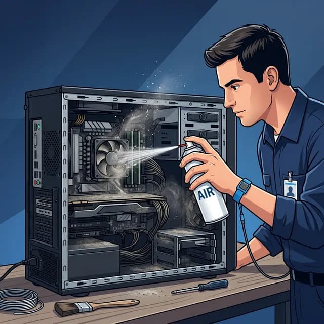 Nettoyer son PC de la poussière