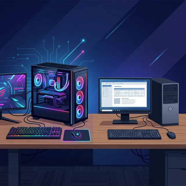 PC gamer vs PC bureautique : les différences