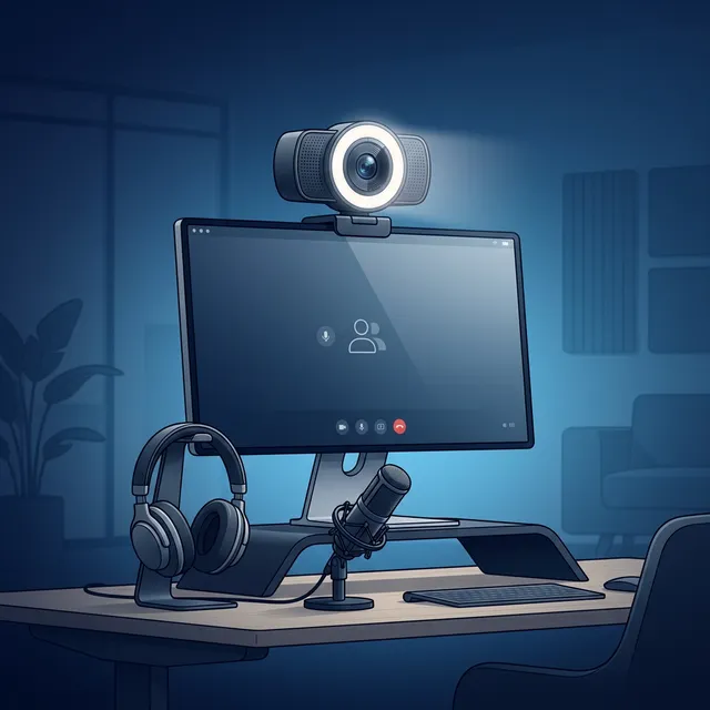 Webcam et visioconférence : optimiser